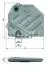 Фото Фільтр АКПП MB (W123/124/126/201/202/210) -02 Mahle (HX46) изображение 1