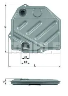 Фільтр АКПП MB (W123/124/126/201/202/210) -02 Mahle HX46 Купить в Украине