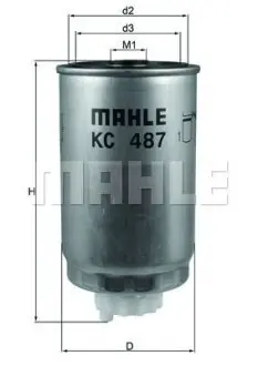 Фільтр паливний Dodge Caliber/Jeep Compass/Patriot 2.2CRD/Fiat Freemont 2.0 Multijet 10 Mahle KC 487 Купити в Україні