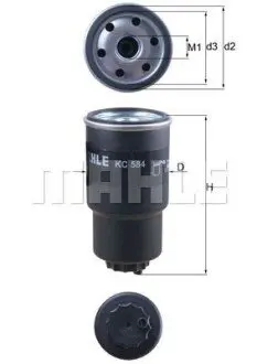 Фильтр топливный Mahle KC584