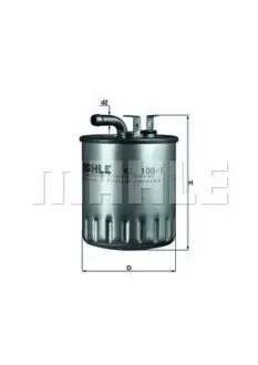 Фільтр паливний MB A-class (W168) 1.7D OM668 98-05 Mahle KL100/1 Купити в Україні