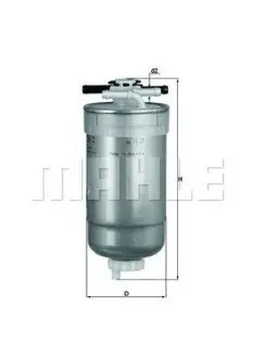 Фільтр паливний Mahle KL233/2