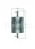 Фільтр паливний Ford Transit 2.3 16V 06-14/Mondeo 1.8-3.0 00-07 Mahle (KL 409) зображення 1