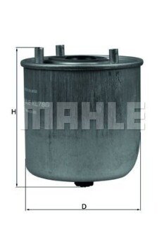 Фільтр паливний MAHLE KL780