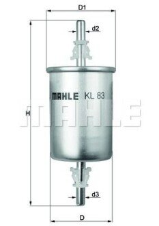 Фільтр паливний MAHLE KL83