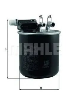 Фільтр паливний MB A (W176)/B (W246/W242)/GLA (X156) 1.5dCi 12- Mahle KL 948 Купить в Украине