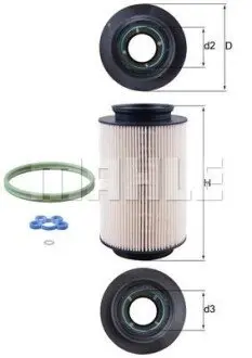 Фільтр паливний Mahle KX178D Купить в Украине