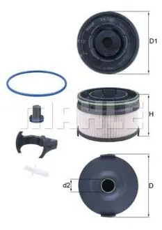 Фільтр паливний MB C-class (S205)/Sprinter (W907/W910)/E-class (W213) 16 Mahle KX533KIT Купити в Україні