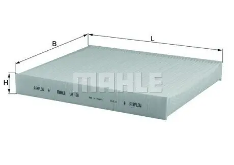 Фільтр салону Skoda Fabia/Roomster 1.2-2.0 99-15/VW Polo 1.2-1.9 01-/Seat Ibiza 1.2-2.0 02 Mahle LA120 Купити в Україні