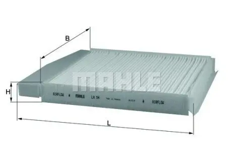 Фільтр салону Volvo S60/S70/S80/V70/XC90 -14 Mahle LA 54 Купити в Україні