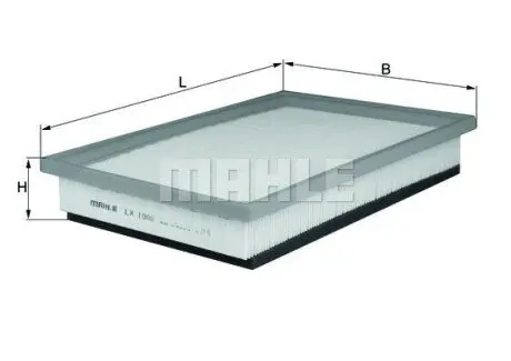 Фільтр повітряний VW Sharan 95-10/Seat Alhambra 96-10/Ford Galaxy 00-06(з флісом) Mahle LX 1000 Купити в Україні
