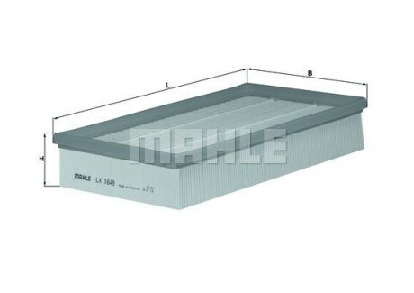 Фільтр повітряний Jaguar S-Type 2.5-4.2 i/D 99-08 / XF 2.0-5.0 i/D 08-15 / XJ 2.0-5.0 i/D 03- MAHLE LX 1649 (фото 1)