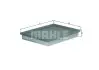 Фото Фільтр повітряний Jeep Cherokee/ Grand Cherokee/ Commander 3.0-6.1 99 Mahle (LX 1662) зображення 1