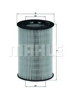 Фильтр воздушный Smart 0.6-0.7i 01-07 Mahle LX1805