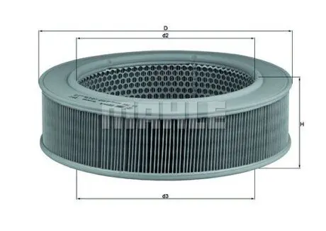 Фільтр повітряний MB (W123/S123) 2.0-4.0D/ 210/410 2.3 76-90 Mahle LX 264