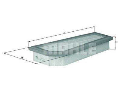Фільтр повітряний C/E 180/200/250 CGI W204/212 09- MAHLE LX 2813