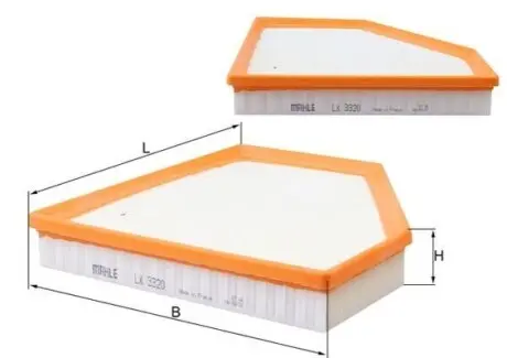 Фільтр повітряний BMW 1 (F20/F21)/2 (F22/F87)/3 (F30/F80/F31)/4 (F32/F82/(F33/F83) 2.0/2.0H/3.0 15 Mahle LX3320 Купити в Україні