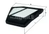 Фото Фільтр повітряний Honda CR-V 2.2 i-DTEC 07 Mahle (LX 3349) зображення 1
