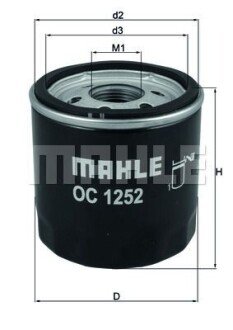 Фільтр масляний Jumper/Boxer/Transit 2.2HDI/TDCi 11- MAHLE OC1252