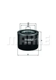 Фільтр масляний Land Rover Freelander 2.0DI4x4 98-06 Mahle OC 312 Купити в Україні