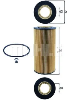 Фільтр масляний MB Sprinter TDI 96- Mahle OX 123/1D
