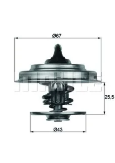 Термостат Chrysler Voyager III 90-08/Dodge Caravan 95-01/Ford Scorpio II 2.5TD 94-98 Mahle TX 18 79D