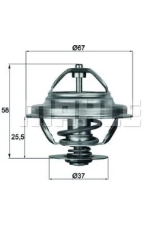 Термостат BMW 5 (E34/E28)/3 (E30/E21) 2.0-3.5 77-95 Mahle TX 21 80D