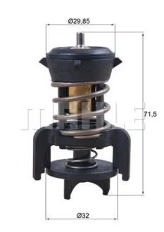 Термостат VW Crafter/Caddy IV/T6 1.6TDI/2.0TDI 15- (94°C) Mahle TX 251 94D