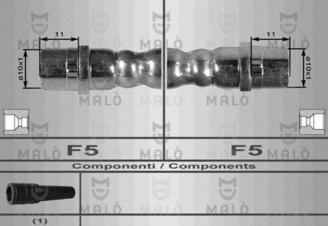 Тормозной шланг MALO 8030 (фото 1)