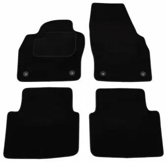 Килимки Велюр, 4 шт, задн/передн, комплект, колір чорний, SKODA SCALA 02.19-, Хетчбек MAMMOOTH MMTA041SKO135PRM01