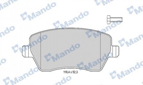 Тормозные колодки для дисков MANDO MBF015179