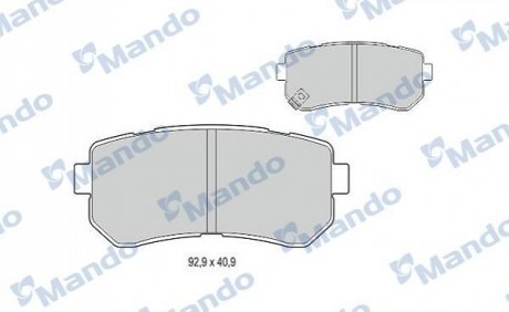 Тормозные колодки для дисков MANDO MBF015219 (фото 1)