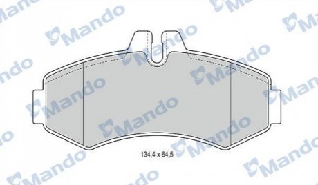 Тормозные колодки для дисков MANDO MBF015660 (фото 1)