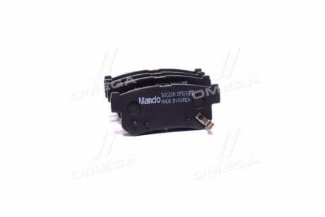 Колодки тормозные (дисковые) задние - (P48413090A1, P48413090A0, P4841308051) MANDO MPD13