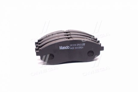 Колодки тормозные (дисковые) передние - (PS4510007, PS4510006, P96534653) MANDO MPD16