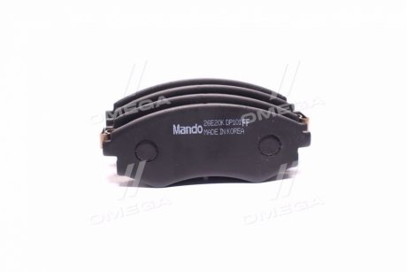 Колодки тормозные (дисковые) передние - (940425, 58115390S0, 58115330S0BR) MANDO MPH02 (фото 1)
