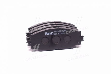 Колодки тормозные (дисковые) передние MANDO MPT08