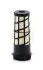 Фільтр повітряний JCB 8025, 8025 CST, 8025 ZTS, 8026 CTS, 8030 ZTS, 8032 ZTS, 8035 ZTS THWAITES Mach 2071, Mach 2080, Mach 2081, Mach 420, Mach 573 Mann (C10006) зображення 1