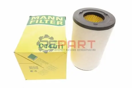 Фільтр повітряний (фільтруючий елемент) NISSAN NAVARA, NP300, PICK UP 2.5D 11.01 Mann C14011 Купити в Україні
