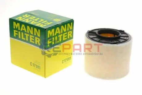 Фільтр повітряний Audi A4/A5/Q5 2.0TDI/Hybrid 15- MANN C17011 Купити в Україні
