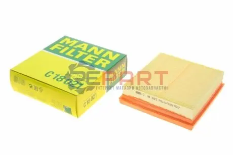 Фото Фільтр повітряний Lexus UX 2.0 18-/Toyota C-HR/Corolla 2.0 Hybrid 19-/Yaris 1.5 Hybrid 20- MANN (C18021) зображення 1