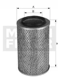 Фільтр повітряний BECKER-KOMPRESSOREN DTLF 400, DTLF 400 / 6-73, DTLF 500, DTLF 500/6-73, VTLF 400 (SK), VTLF 500 (SK) Mann C18133