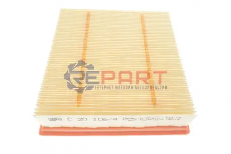 Фільтр повітряний (фільтруючий елемент) OPEL CORSA D, CORSA E 1.0-1.7D 07.06 Mann C 20 106/4 Купити в Україні