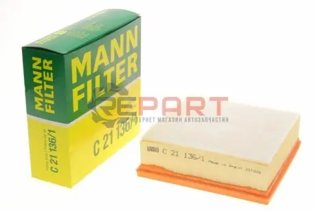 Фільтр повітряний (фільтруючий елемент) OPEL MERIVA B 1.3D-1.7D 06.10-03.17 Mann C211361 Купити в Україні