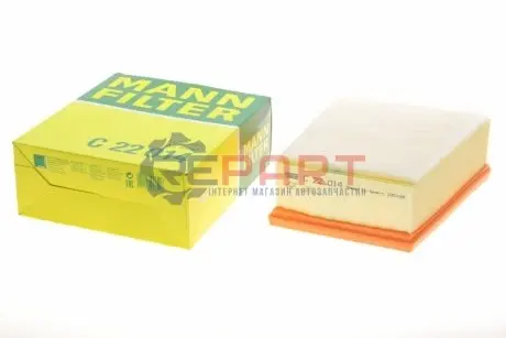 Фото Фільтр повітряний Renault Kangoo 1.5Blue dCi 21-/Scenic/Megane 1.5-1.7dCi/1.6TCe/1.8Blue dCi 15- MANN (C22014) зображення 1
