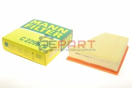 Фільтр повітряний (фільтруючий елемент) SEAT IBIZA III, IBIZA IV, IBIZA IV SC, IBIZA IV ST, TOLEDO IV SKODA FABIA I, FABIA I PRAKTIK, FABIA II, RAPID, ROOMSTER 1.0-1.4 08.99-06.15 Mann C22952 Купити в Україні