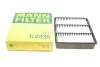 Фільтр повітряний (фільтруючий елемент) MITSUBISHI COLT IV, LANCER IV, LANCER V, MIRAGE IV 1.3/1.6/1.8 10.88 Mann (C2335) зображення 2