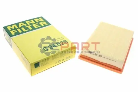 Фільтр повітряний Chevrolet Aveo 1.2 1.2-1.6/1.3D 11-/Ravon R4 15 16- MANN C24028 Купити в Україні