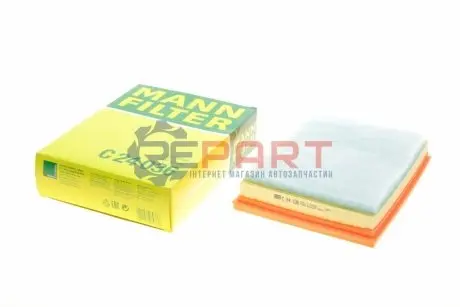 Фото Фільтр повітряний Citroen Berlingo/C3-C5/Jumpy/Fiat Doblo/Scudo/Peugeot 208/308/508 1.5BlueHDi 18- MANN (C24036) зображення 1