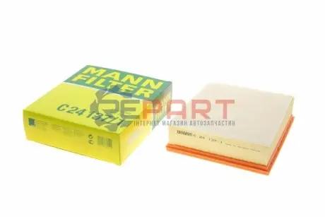 Фільтр повітряний (фільтруючий елемент) VOLVO C30, C70 II, S40 II, S60 II, S80 II, V40, V50, V60 I, V70 III, XC60 I, XC70 II FORD FOCUS II, KUGA I, MONDEO IV, S-MAX 2.0-2.5ALK 01.04-12.18 Mann C241371 Купити в Україні